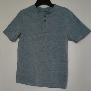 Light Teal  Short Sleeve Shirt 10/12